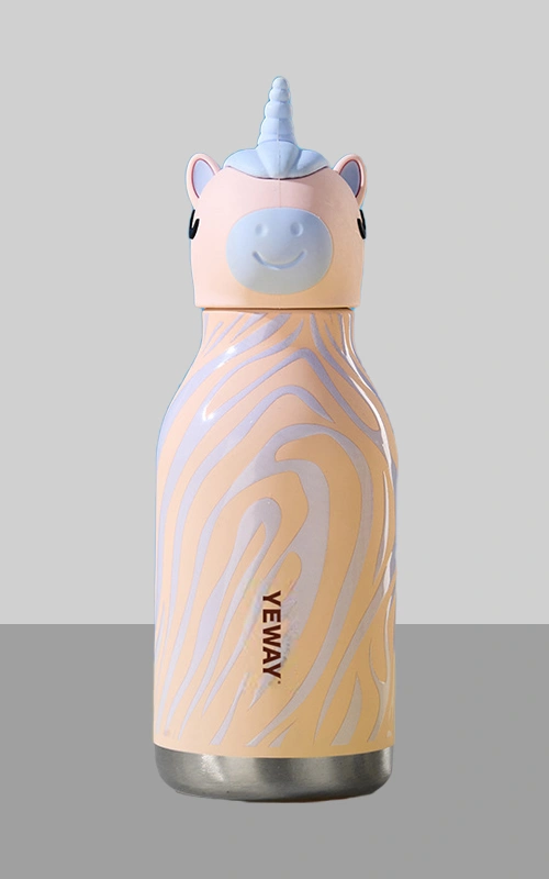 12 zodiac series stainless steel thermal flask with animal head lid